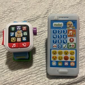 Fisher Price Toy Watch and Phone Set